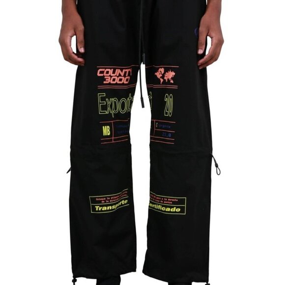 𝅺marcelo Burlon mens technical track pants Medium